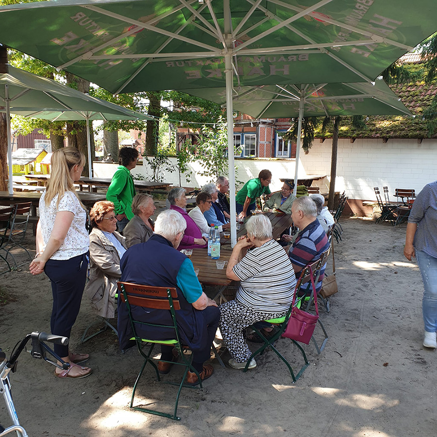 im Biergarten