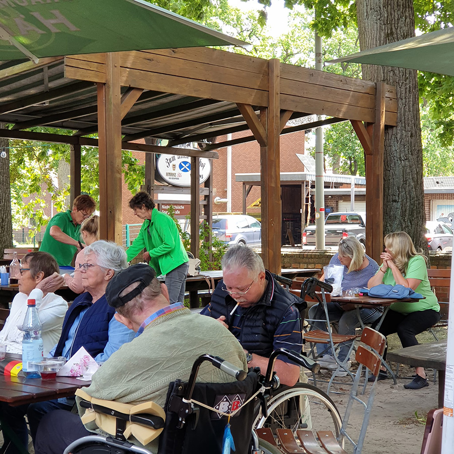 im Biergarten