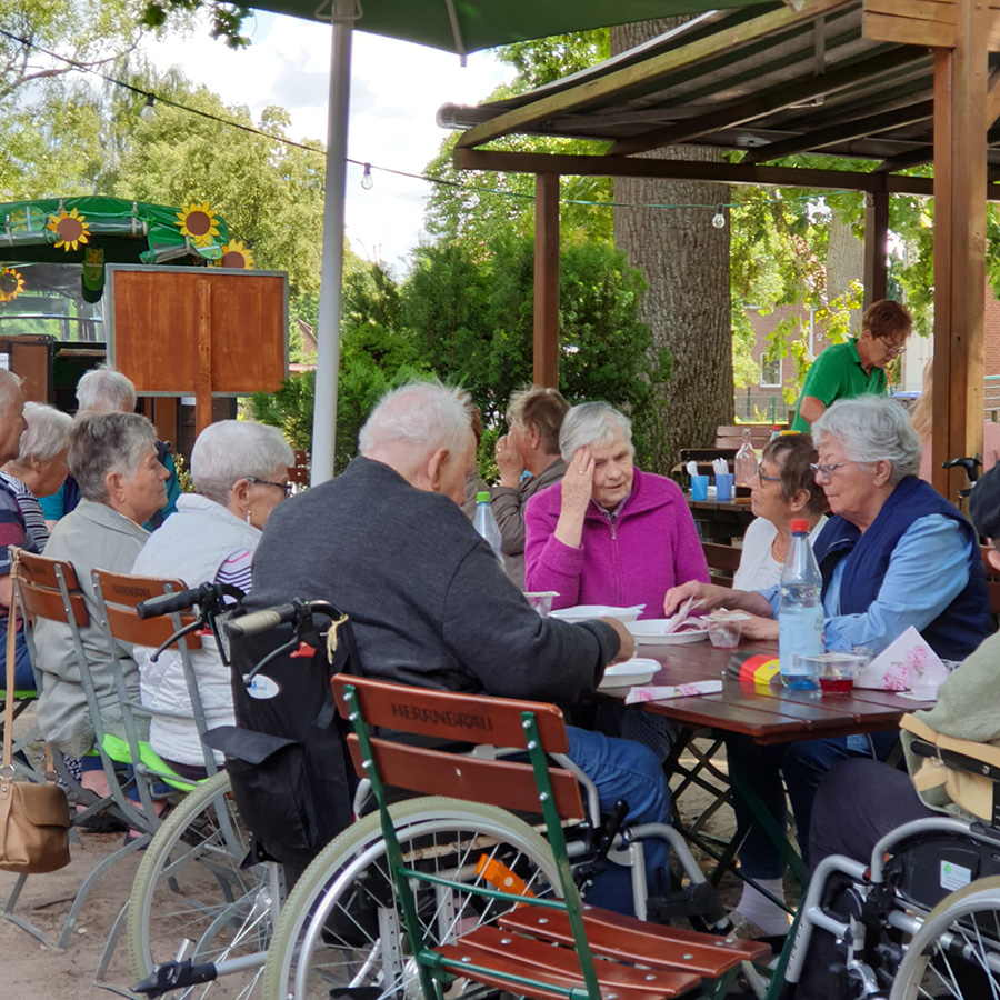 im Biergarten